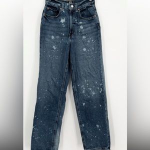 BDG for Urban Outfitters high rise baggy acid distressed jeans Size 24